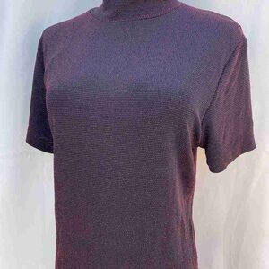 Chic Purple Short Sleeve Top